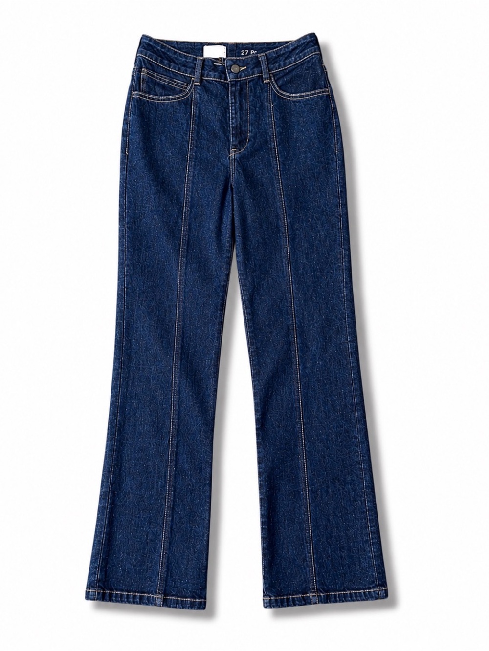 Pilcro Jeans Size 27 Front Seam Dark Wash Straight Leg Cropped